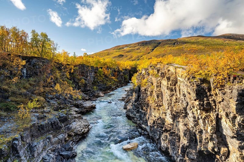 Autumn Abisko Canyon