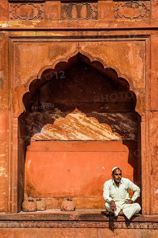 Resting Muslim