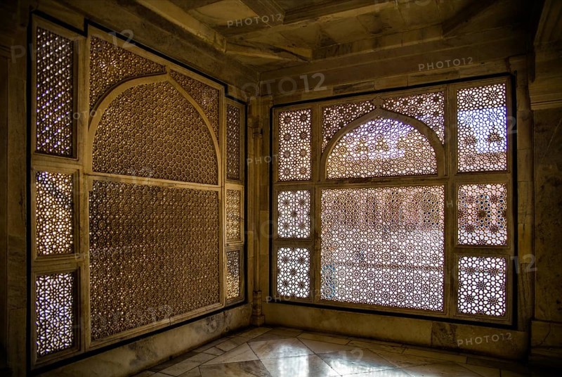 Filigree stone windows