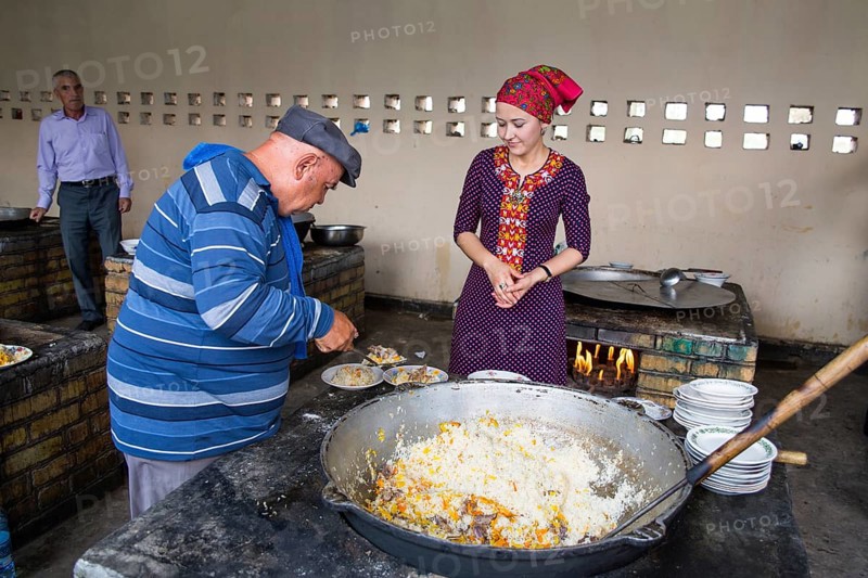 Large kitchen for pilgrims
