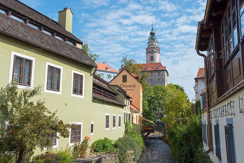 Cesky Krumlov Castle with Castle Tower