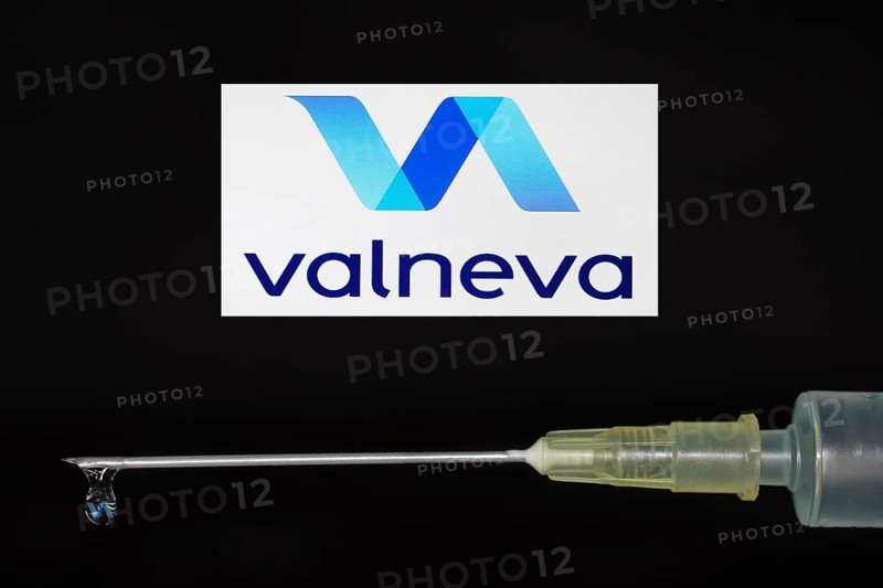 Injection syringe with Valneva vaccine