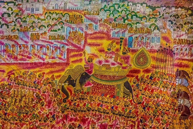 Miniature painting from the fort in Jodpur