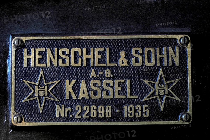 Railway sign Henschel & Sohn Wagenbauer