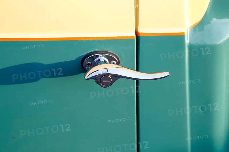 Detail of a vintage car