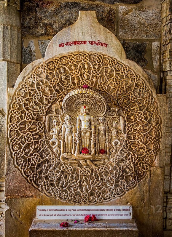 Finest marble relief in the Ranakpur temple complex