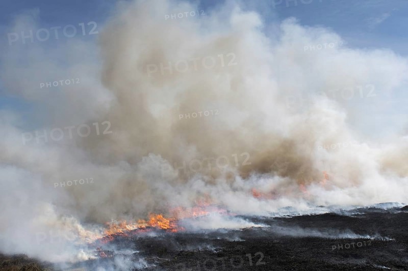 Heather burning on a Grouse Moor in the Yorkshire Dales