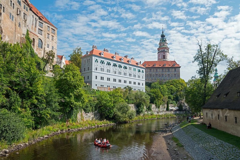 Cesky Krumlov Castle with Castle Tower