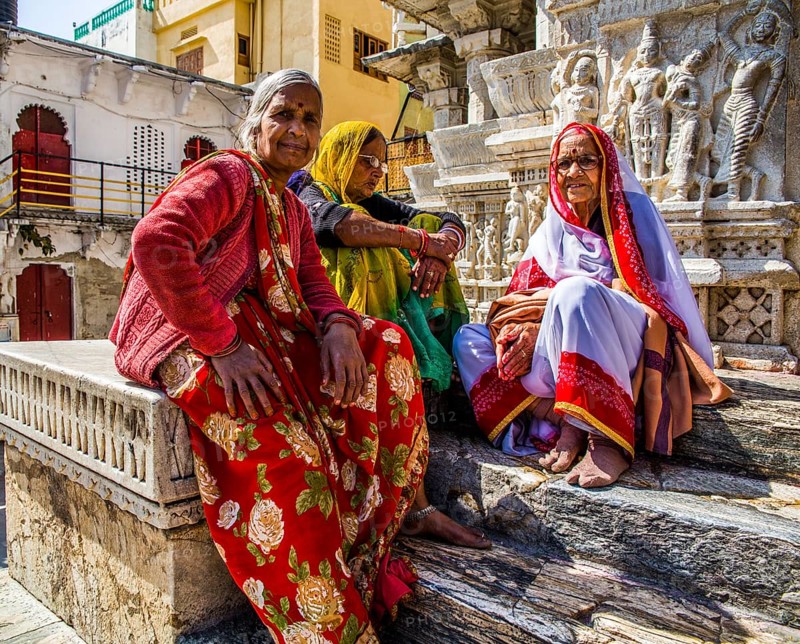 Women at the Jagdish Temple