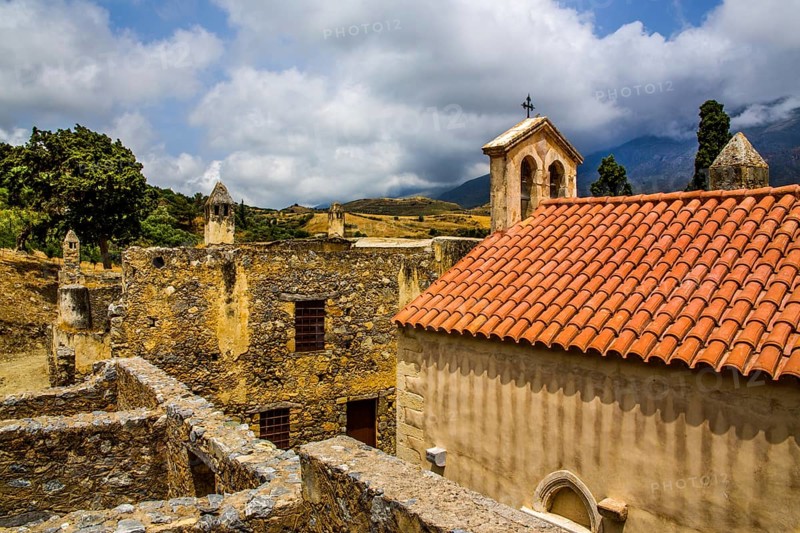 Abandoned 16th century Kato Moni Preveli