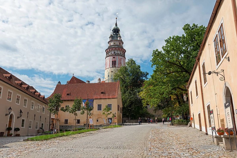 Cesky Krumlov Castle with Castle Tower