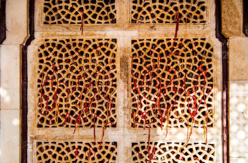 Filigree stone windows