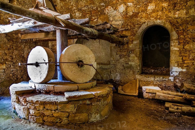 Ruin of an old oil mill
