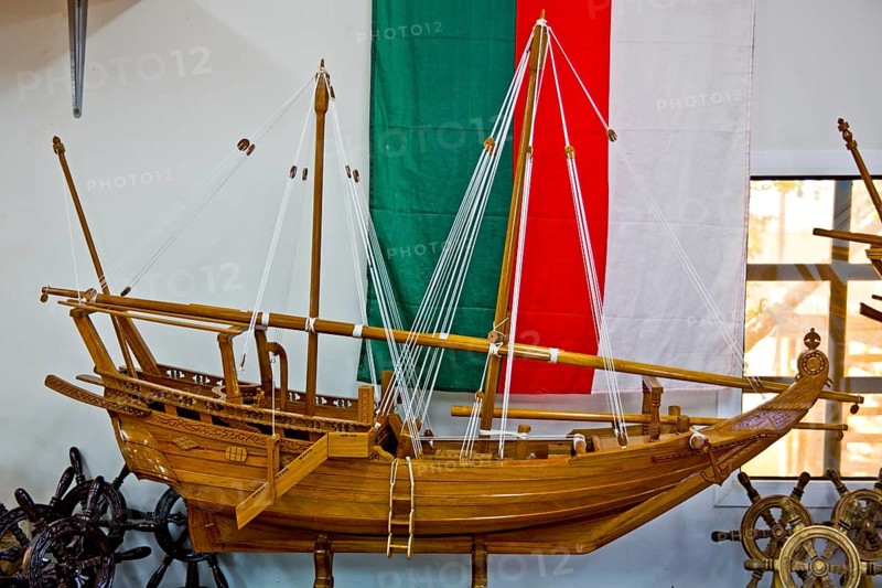 Model of a dhow