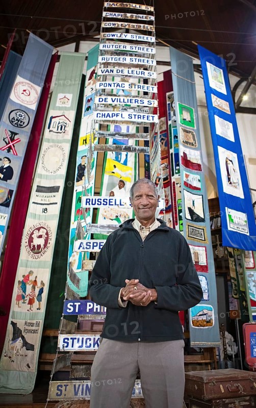 Former resident of the Apartheid destroyed Cape Town neighborhood of District Six