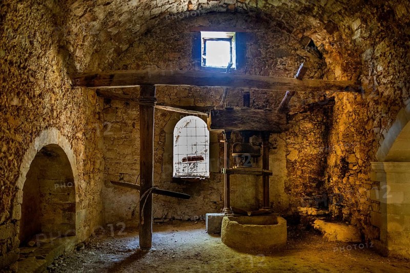Ruin of an old oil mill