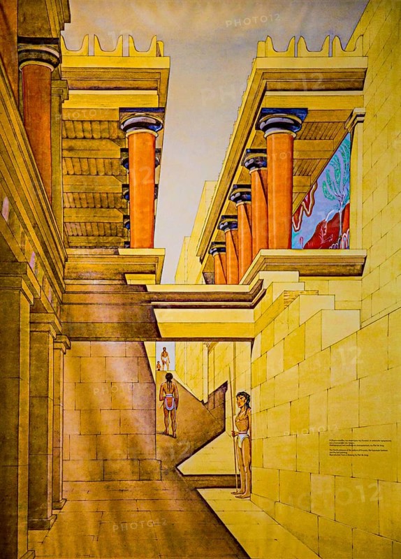 Representation of the Knossos Palace