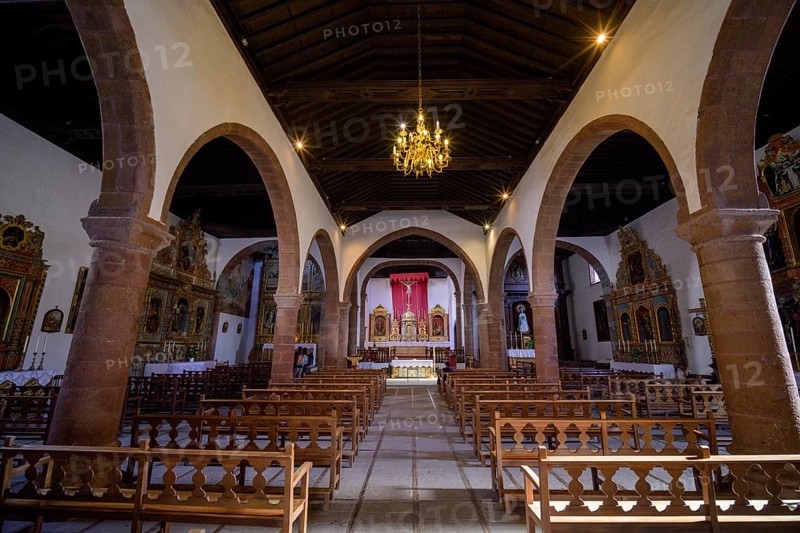 Interior view Church De La Ascuncion