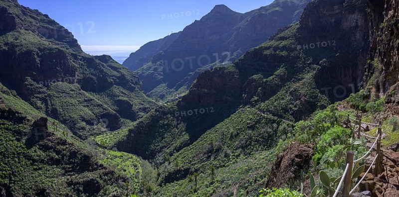 Spectacular trail in Barranco Guarimar