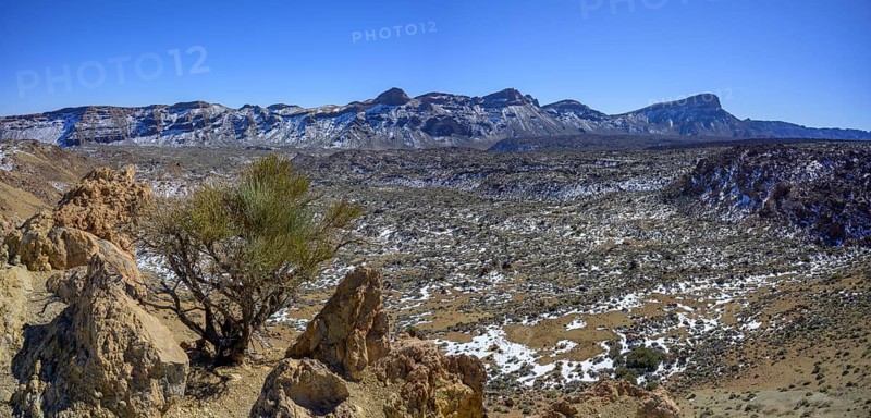 Landscape near Minas de San Jose with fresh snow