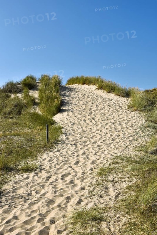 Paths in the dunes near Wittduen