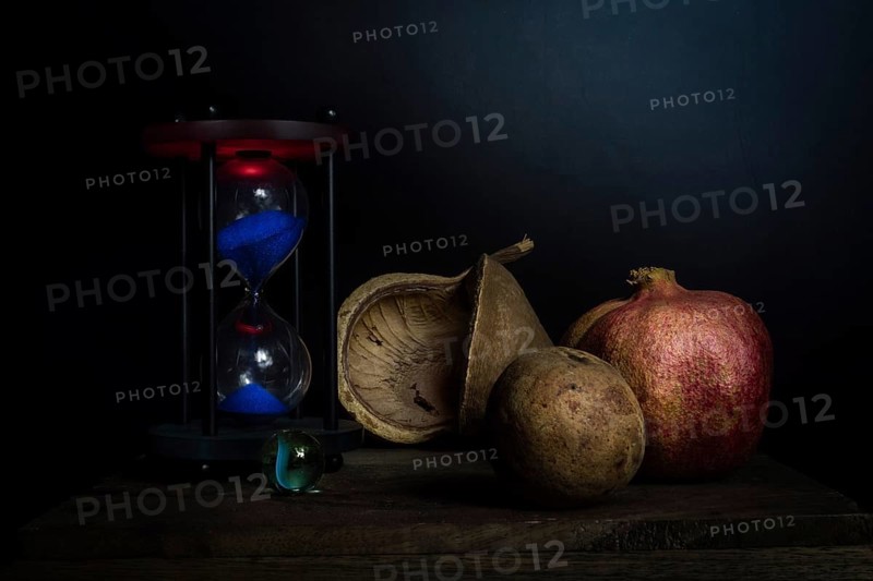 Still Life with Hourglass