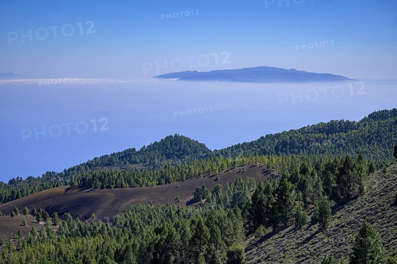 View from Birigoyo Volcano to La Gomera
