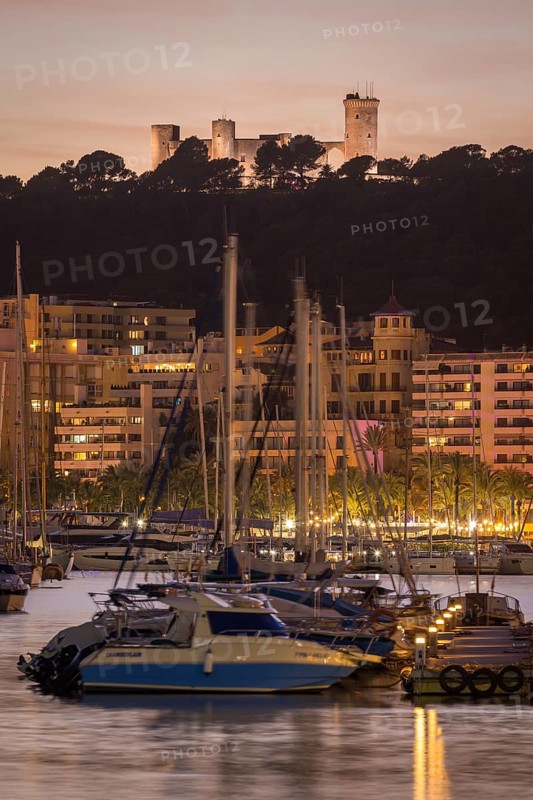 Port of Palma at sunset