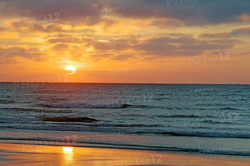 Sunset in Hirtshals