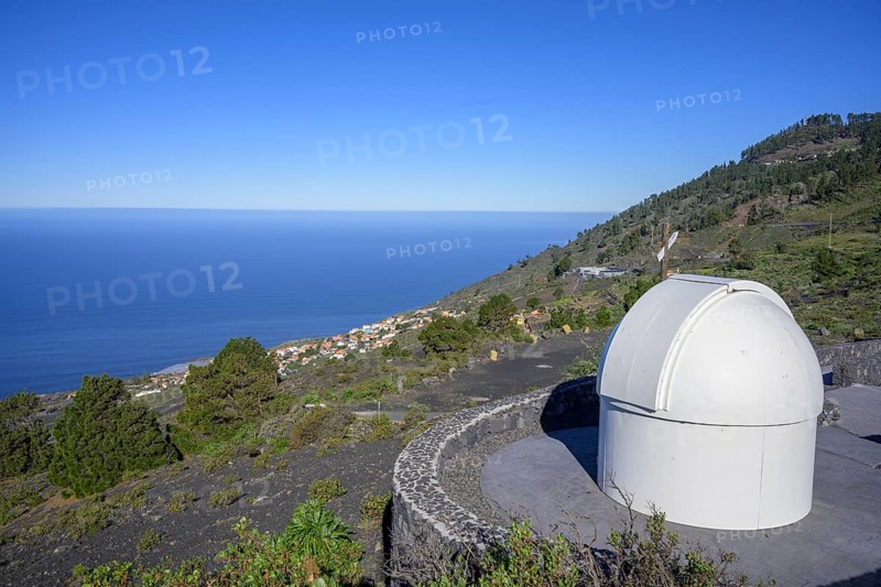 Small observatory at the San Antonio Volcano Visitor Centre