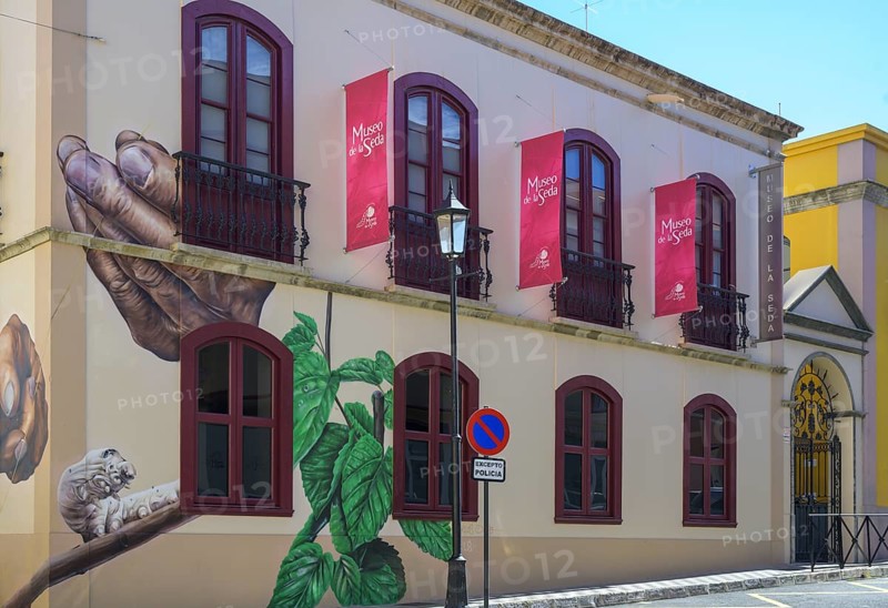 Silk Museum with mural painting