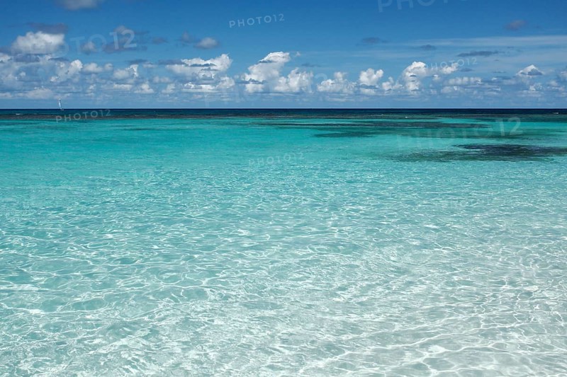 Crystal clear water on Pineapple Beach