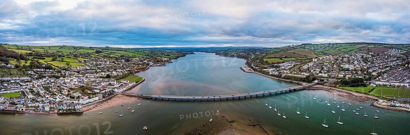 Panorama over Shaldon and Teignmouth
