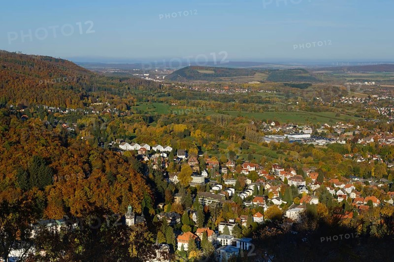 View of Bad Harzburg from the Burgberg