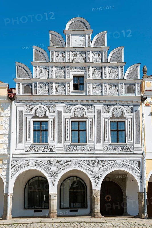 Sgraffito facade
