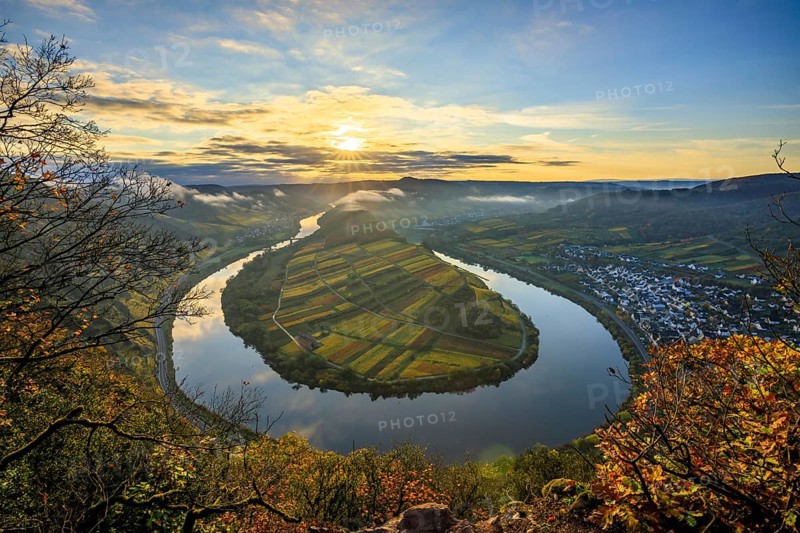 View over the Moselle valley