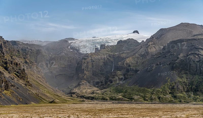 Mountain landscape with gorge