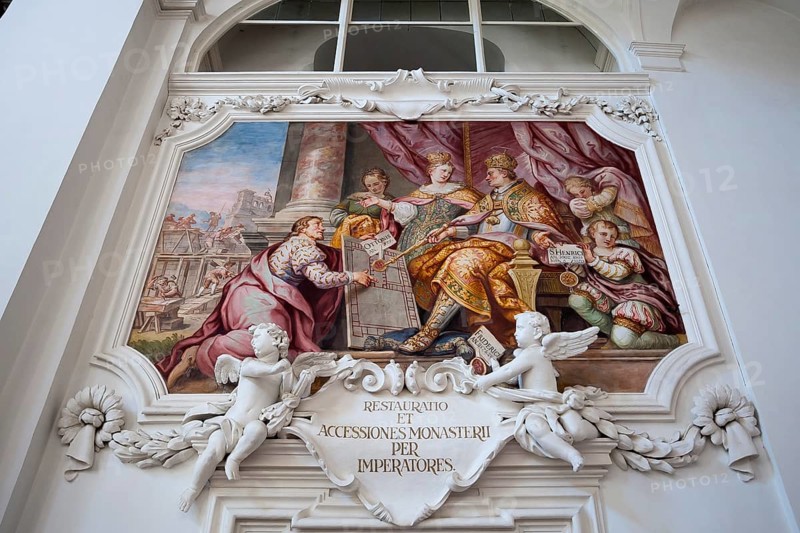 Fresco in the Basilica of St. Quirin