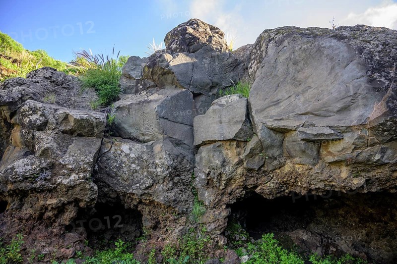 Rock carvings of El Cementerio