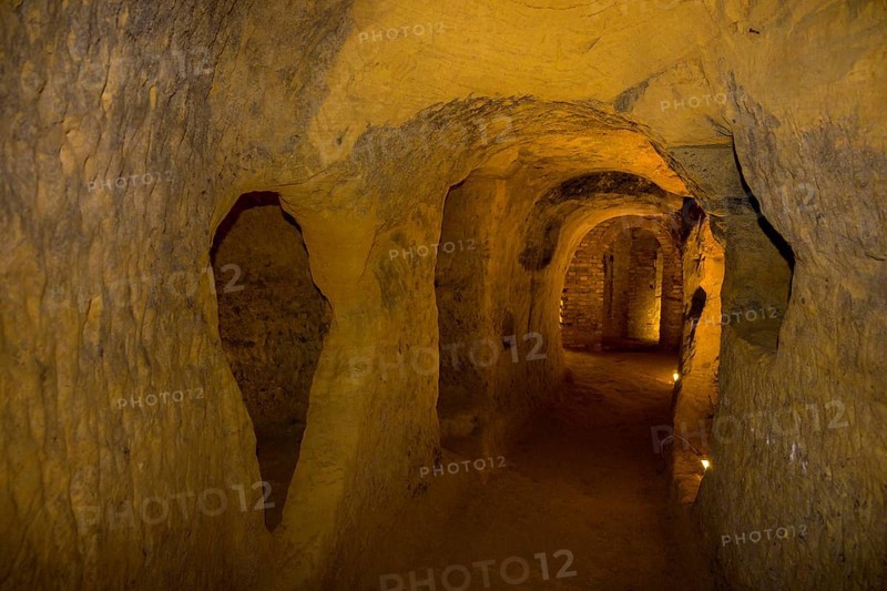 Passages in the sandstone