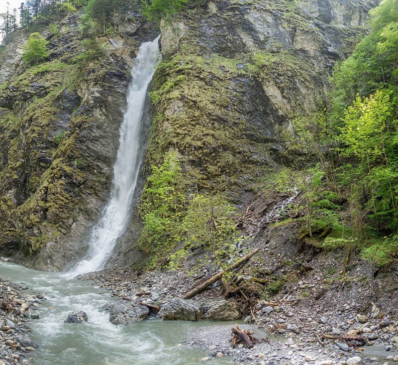 Waterfall in the Liechtensteinklamm