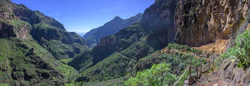 Spectacular trail in Barranco Guarimar