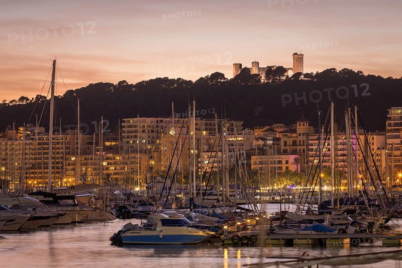 Port of Palma at sunset