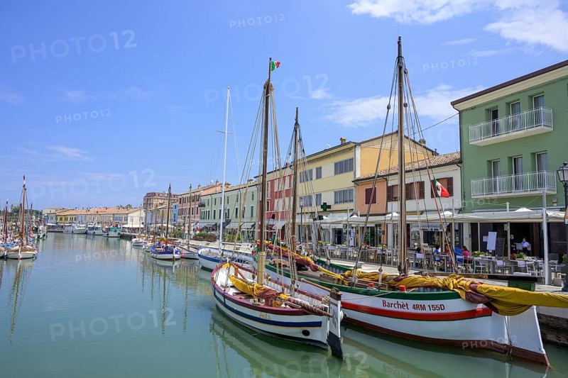 Old sailing ships in the port of
