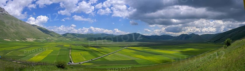 Pan Grande plateau in the Monti Sibillini National Park