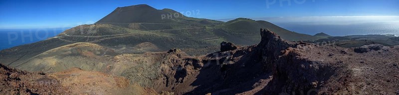 View from Teneguia Volcano