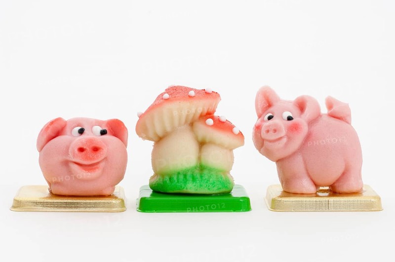 Pink Marzipan Pigs