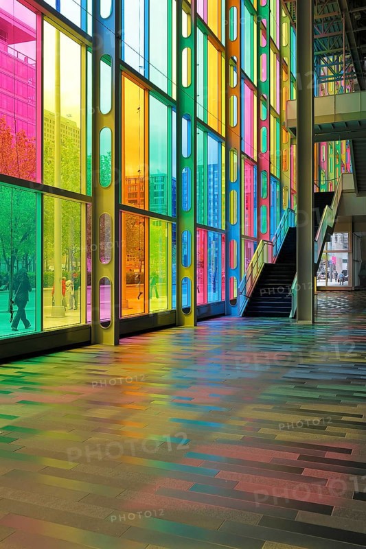 Colorful reflections