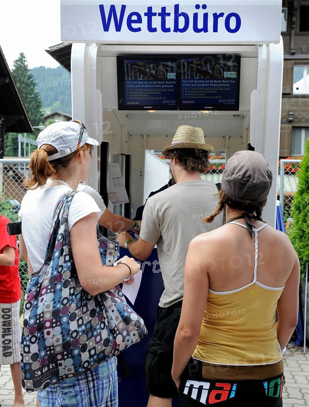 Queuing at the betting shop