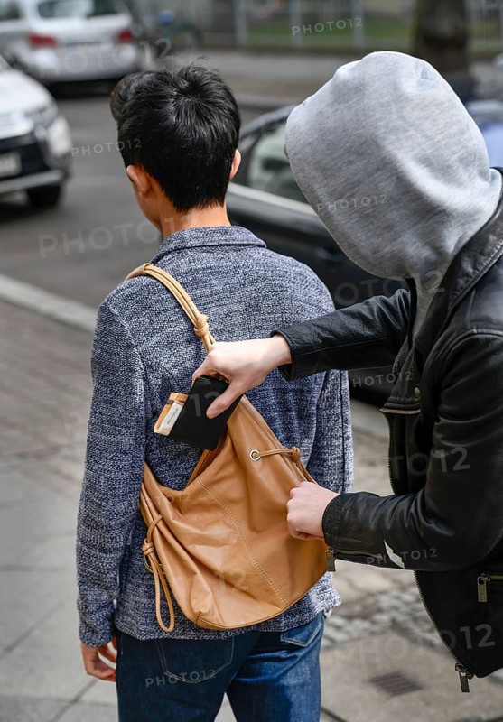 Theft of a purse from a handbag